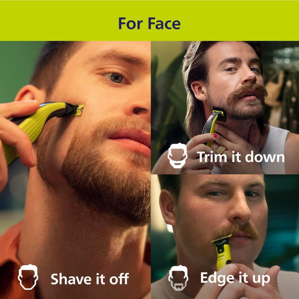 Philips Norelco Oneblade 360 Hybrid Face, Electric Beard Trimmer And Shaver, With 360 Blade Technology, 1X 360 Blade For Face, 5In1 Adjustable Comb, Model Qp2724/90 Philips Norelco Oneblade 360 Hybrid Face, Electric Beard Trimmer And Shaver, With 360 Blade Technology, 1X 360 Blade For Face, 5In1 Adjustable Comb, Model Qp2724/90