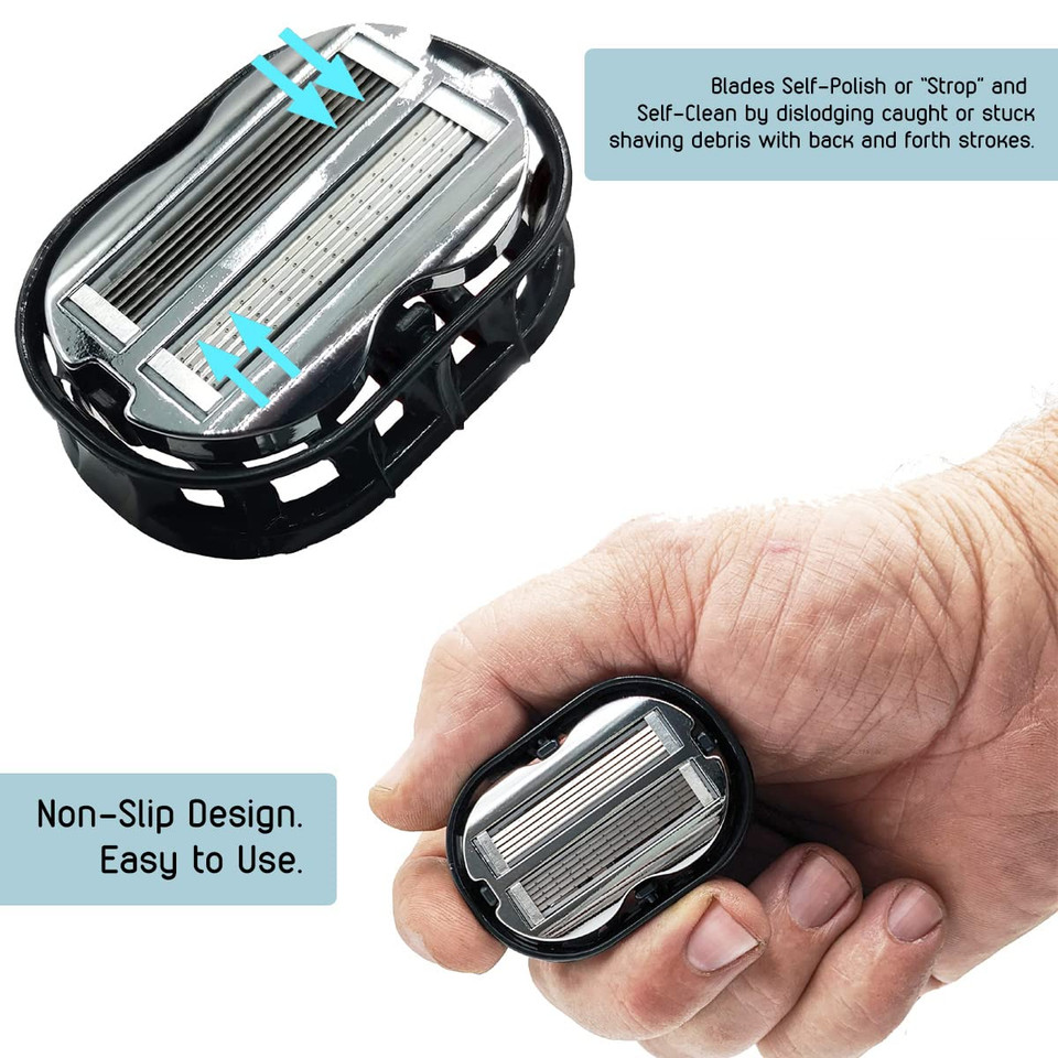 Premium Omnishaver Bi-Directional Shavers For Men & Women | Quick, Smooth, And Safe | Self-Cleaning, Self-Stropping Razor Blades For Shaving Head, Legs, Arms, Body (Pink)