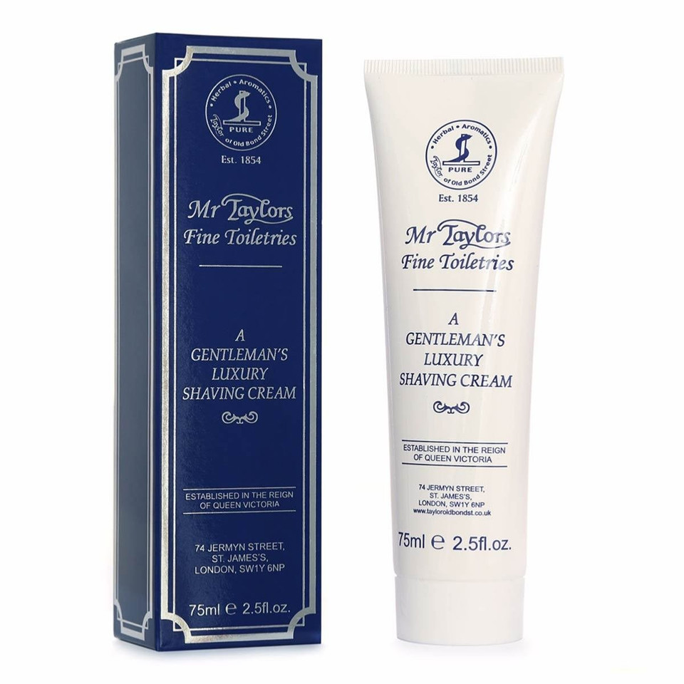 Taylor Of Old Bond Street Mr. Taylors Shaving Cream Tube 2.5 Fl Oz