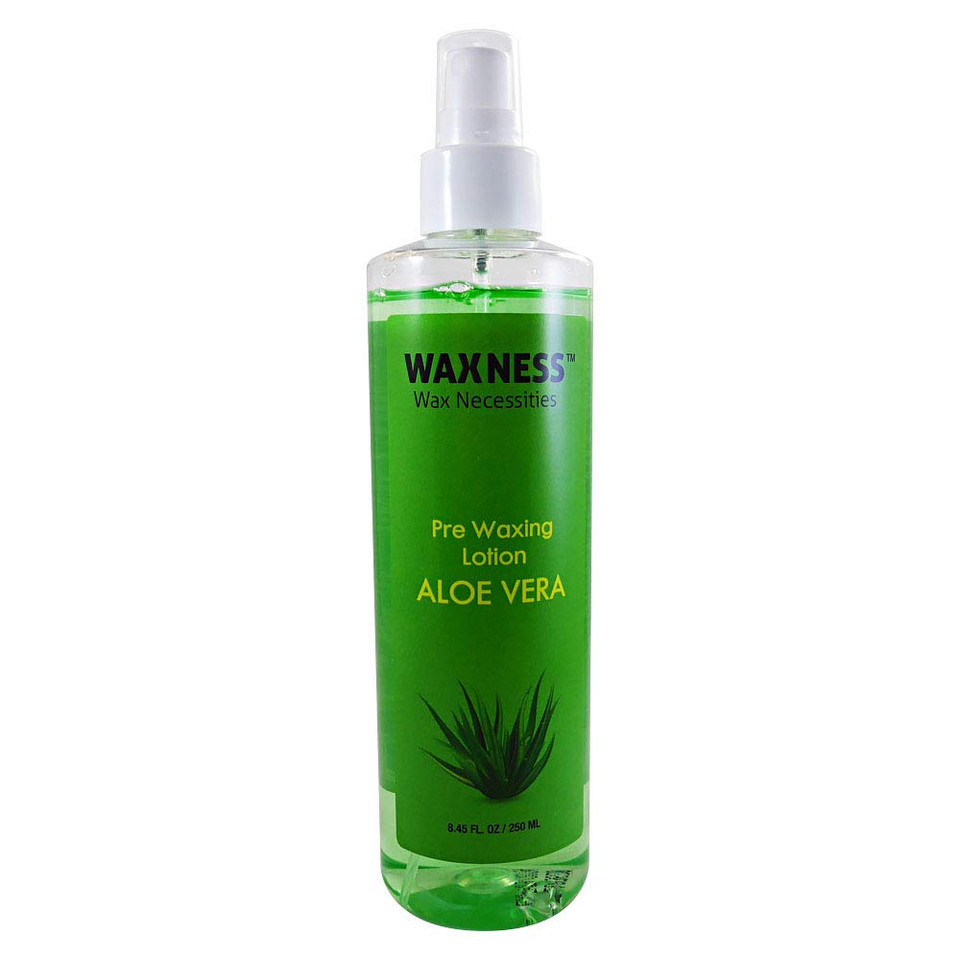 Wax Necessities Waxness Pre Waxing Lotion With Natural Aloe Vera Extract 8.45 Ounces