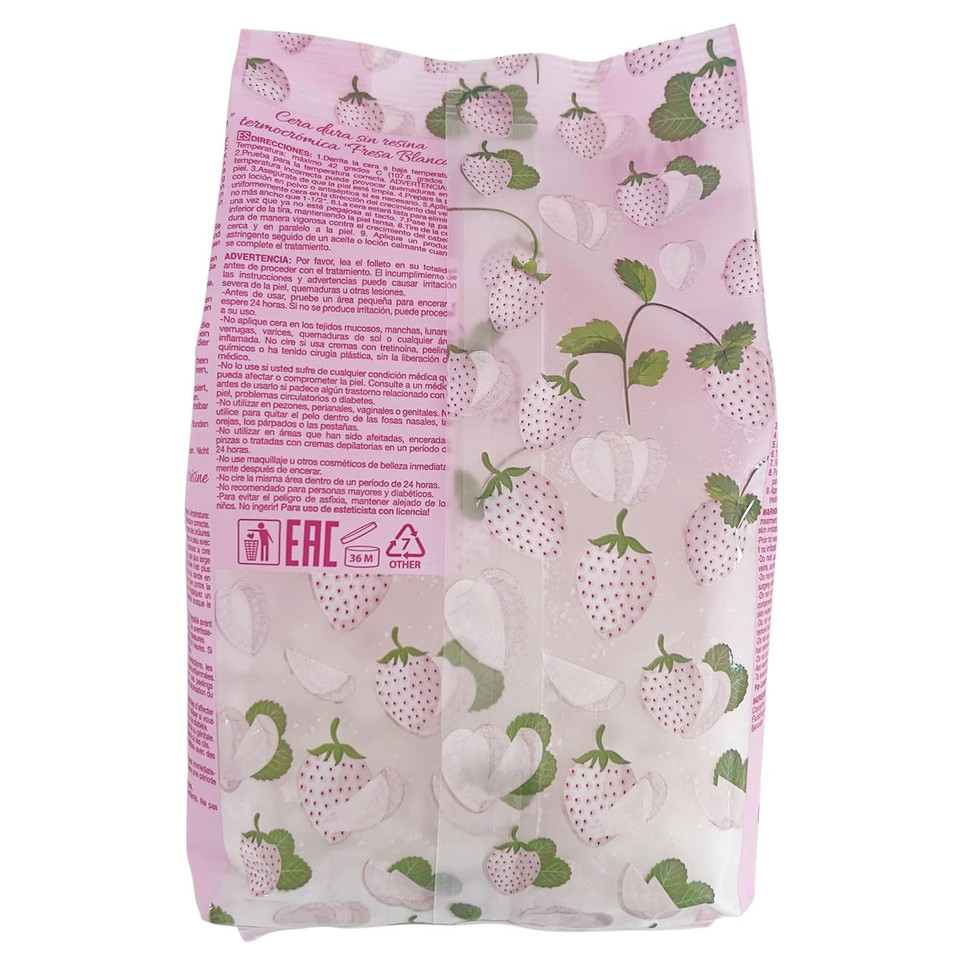 Waxness White Strawberry Thermochromic Rosin Free Hard Wax 2.2 Lb / 1 Kg