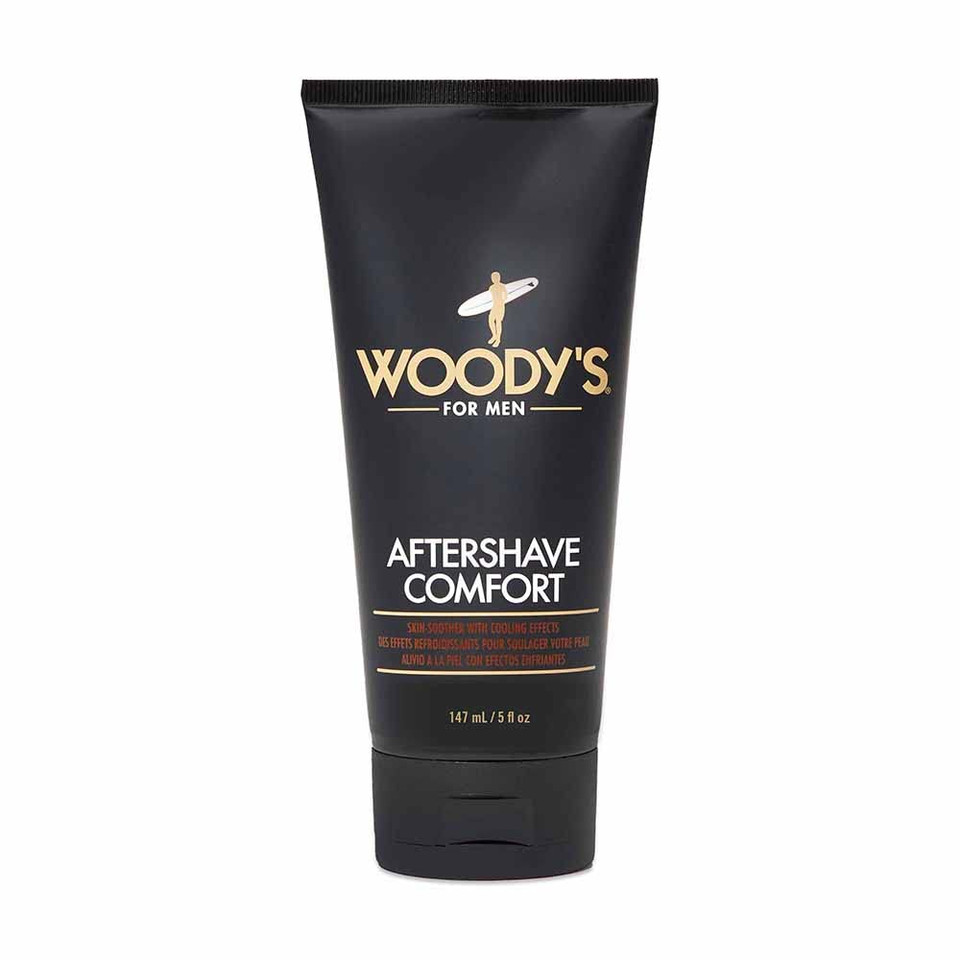 Woody'S After Shave Balm For Men - Soothing & Hydrating Aftershave For Men Sensitive Skin, Reduces Razor Burn & Irritation, Non-Greasy Formula, 5 Oz