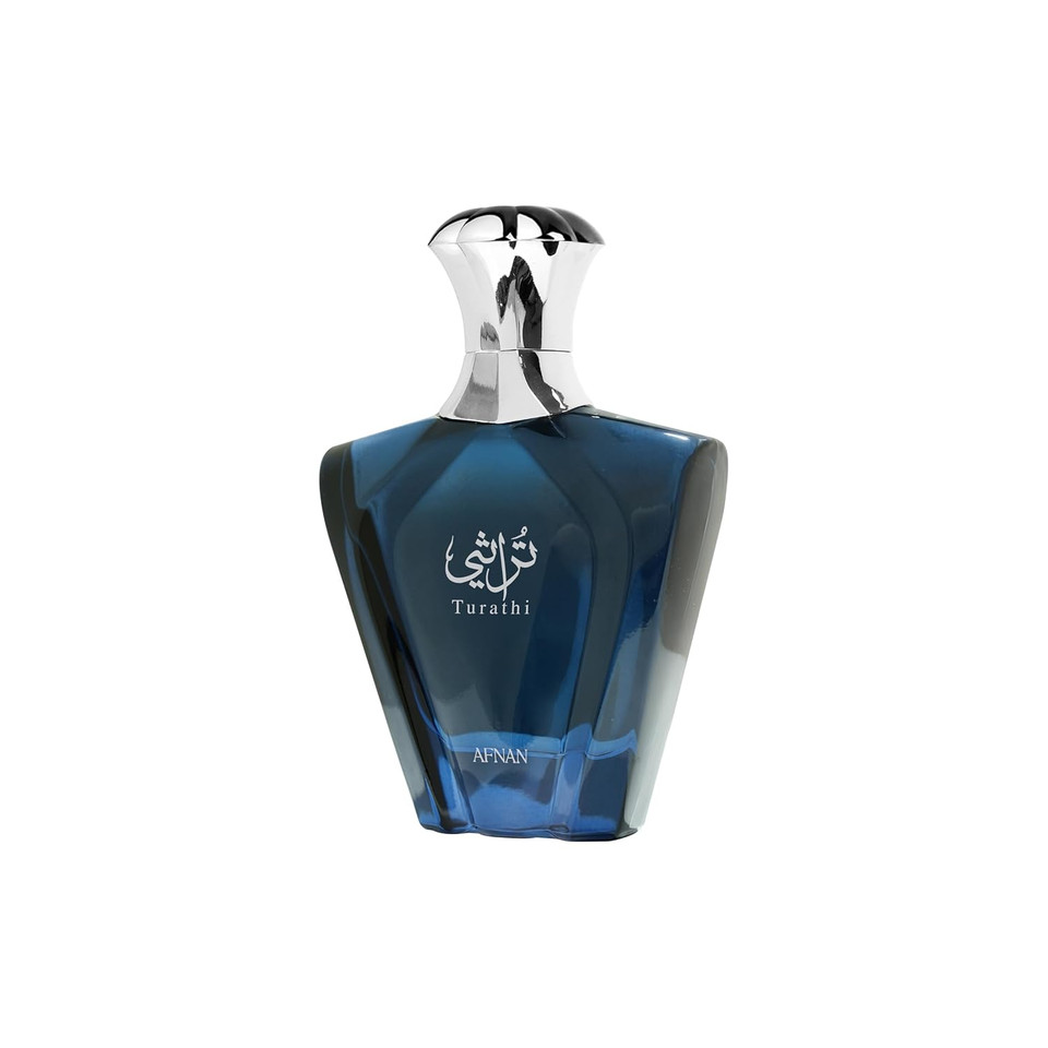 Afnan Turathi Blue Eau De Parfum Spray For Men, 3.0 Fl. Oz