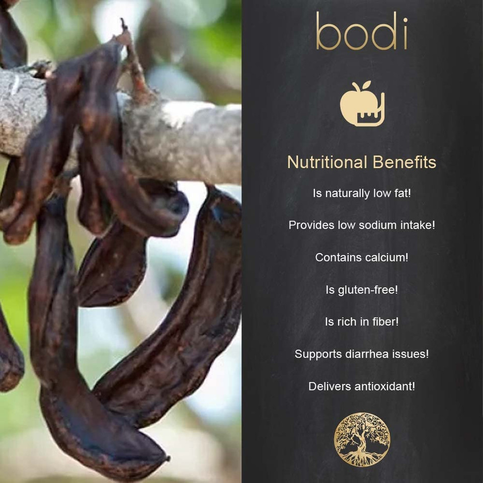 Bodi : Carob Bean Whole Dried | 7Oz To 5Lb | 100% Pure Natural Hand Crafted (16 Oz)1.00 Pound (Pack Of 1)