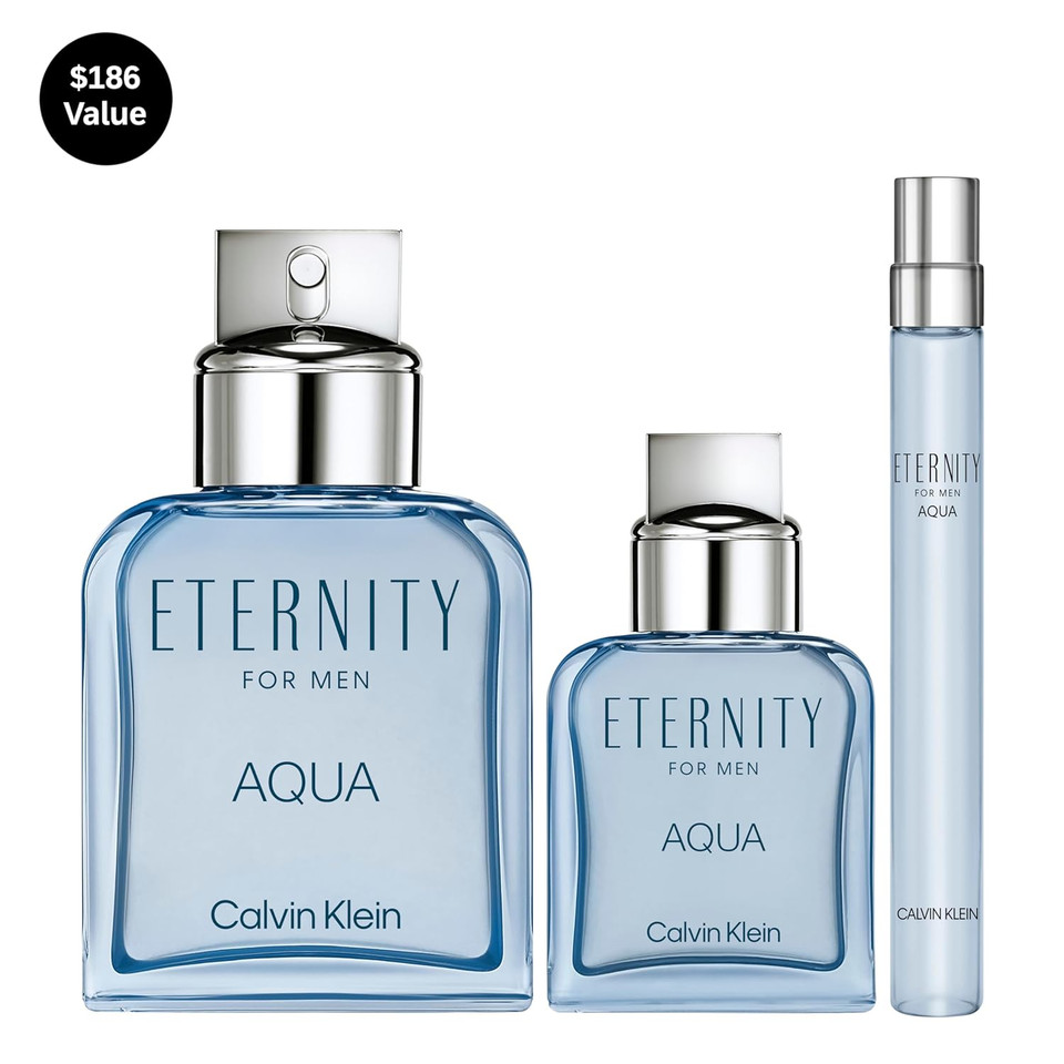 Calvin Klein Eternity Aqua Eau De Toilette  Woody Men'S Cologne  With Notes Of Cucumber, Sage, & Sandalwood  Long Lasting Fragrance