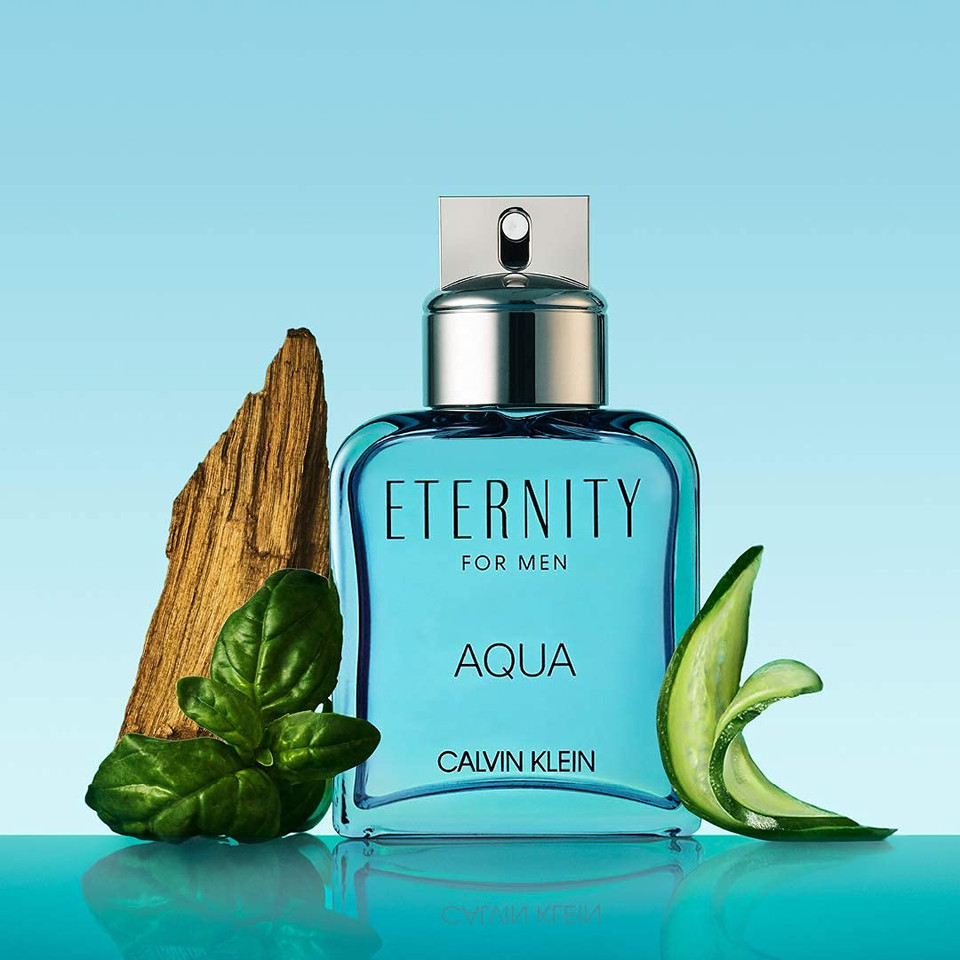 Calvin Klein Eternity Aqua Eau De Toilette  Woody Men'S Cologne  With Notes Of Cucumber, Sage, & Sandalwood  Long Lasting Fragrance