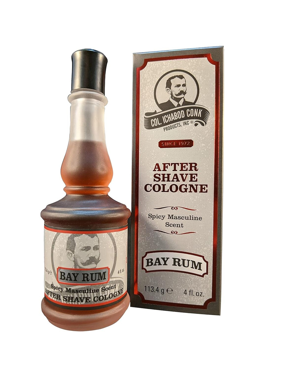 Colonel Ichabod Conk Lime After Shave Cologne 4 Fl. Oz. Glass Bottle Aftershave
