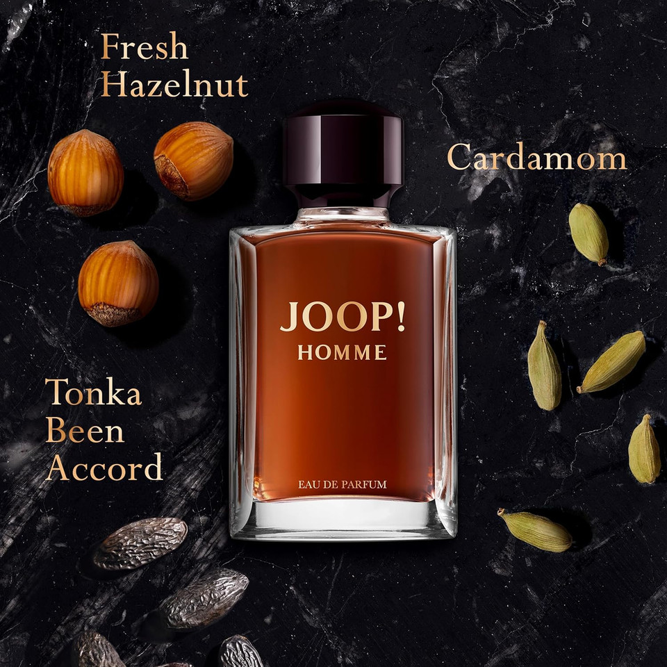 Joop! Homme Eau De Parfum  Spicy Fresh Men'S Cologne  With Notes Of Cardamom, Hazelnut, Vanilla & Tonka Bean  Luxury Perfumes For Men  Long Lasting Fragrance