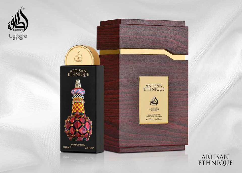 Lattafa Pride Artisan Ethnique For Unisex Eau De Parfum Spray, 3.4 Ounce / 100 Ml