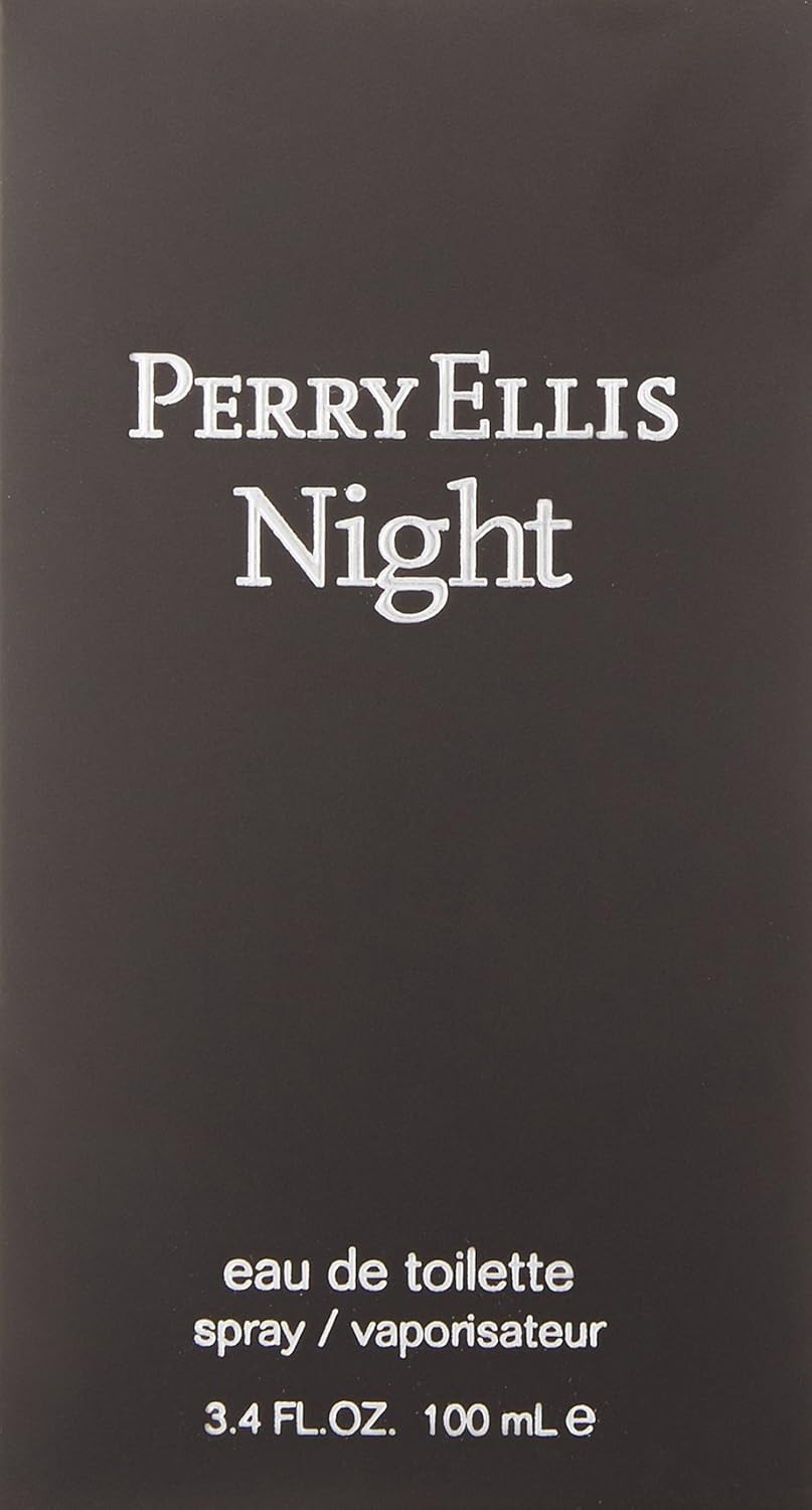 Perry Ellis Night By Perry Ellis For Men Eau-De-Toillete Spray, 3.4 Ounce