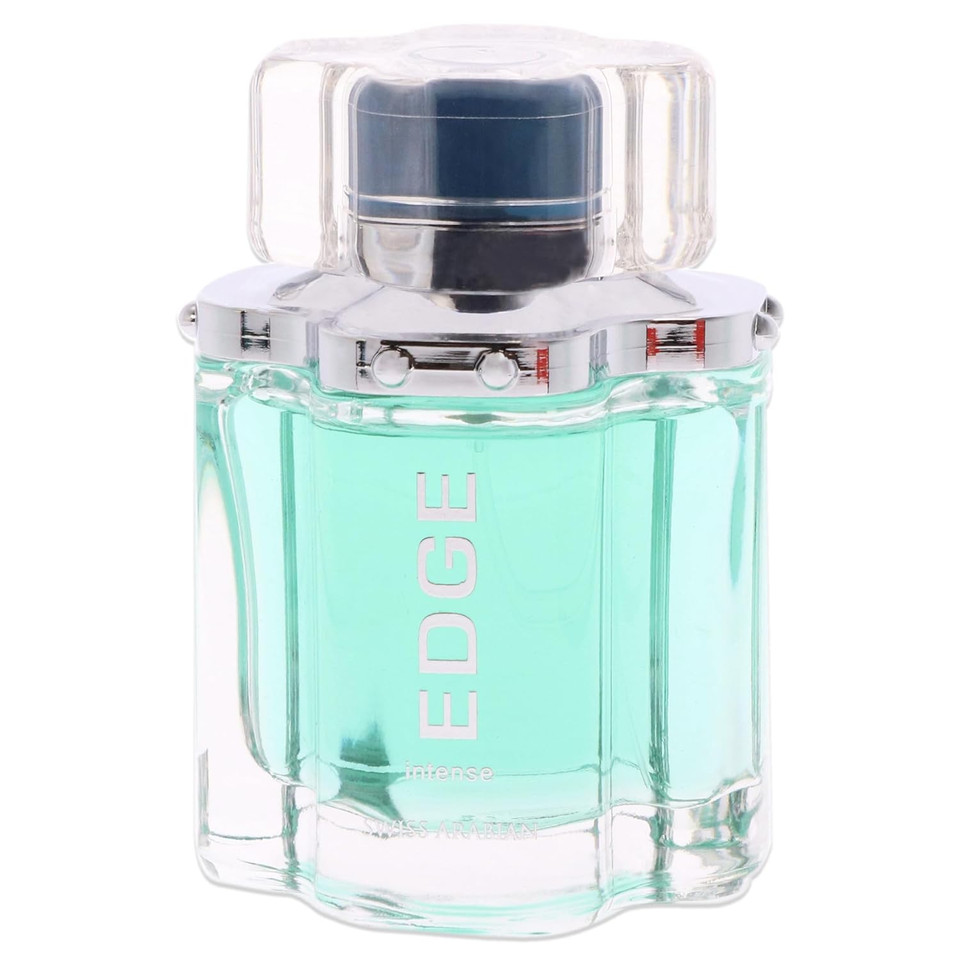 Swiss Arabian Edge Intense - Luxury Products From Dubai - Long Lasting, Addictive Personal Edp Spray Fragrance - Seductive Signature Aroma - 3.4 Oz Swiss Arabian Edge Intense - Luxury Products From Dubai - Long Lasting, Addictive Personal Edp Spray Fragrance - Seductive Signature Aroma - 3.4 Oz
