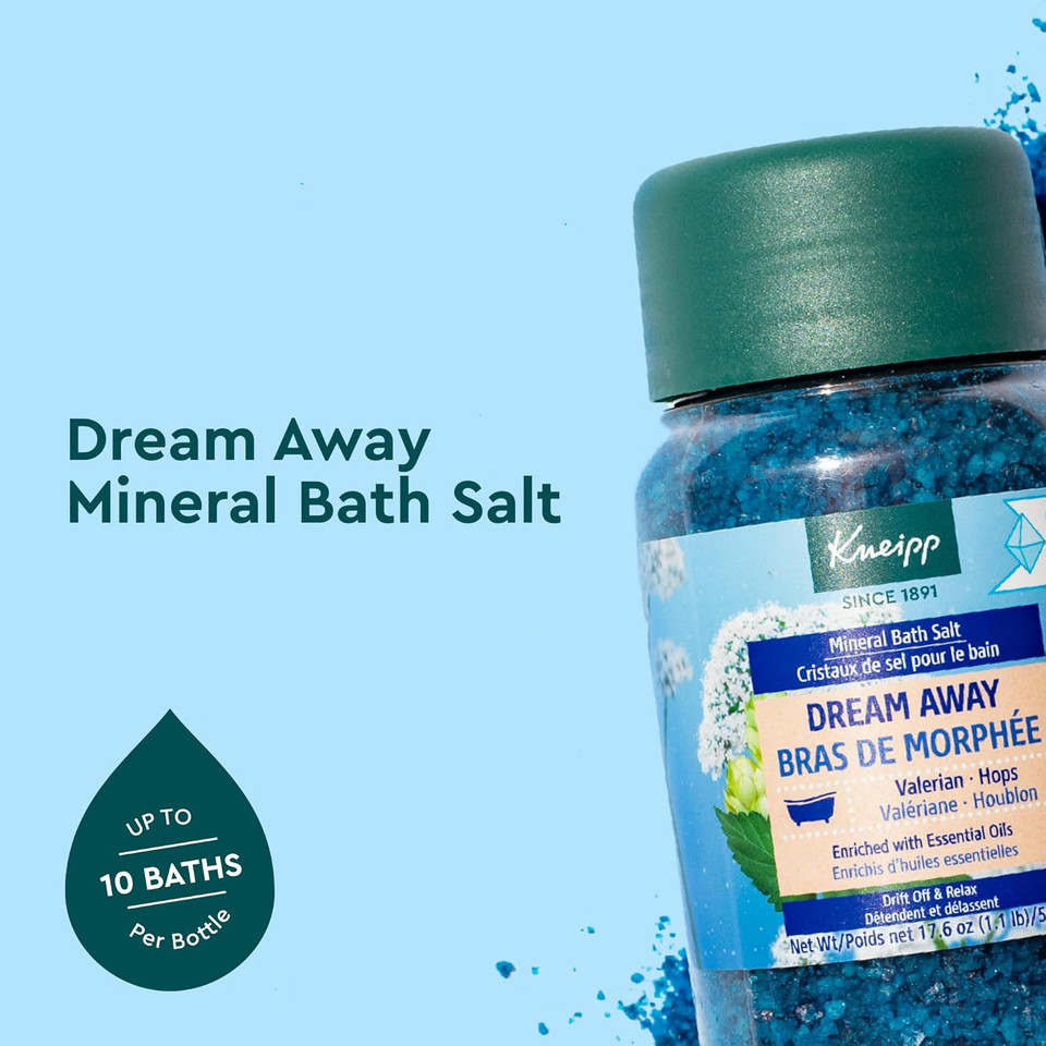 Kneipp Relaxing Mineral Bath Salt With Lavender - Good For Relaxation - 17.6 Oz - Up To 10 Baths
