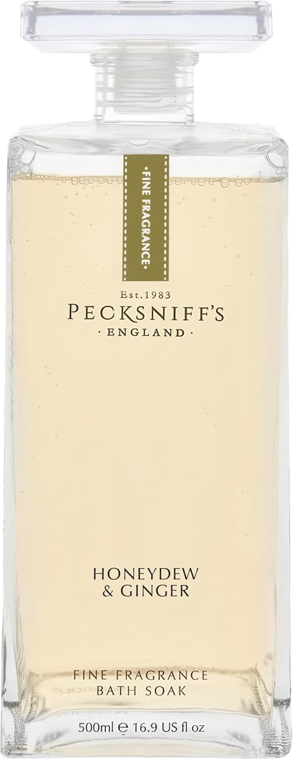 Pecksniffs Prestige 500Ml Bath Soak Decanter Honeydew & Ginger