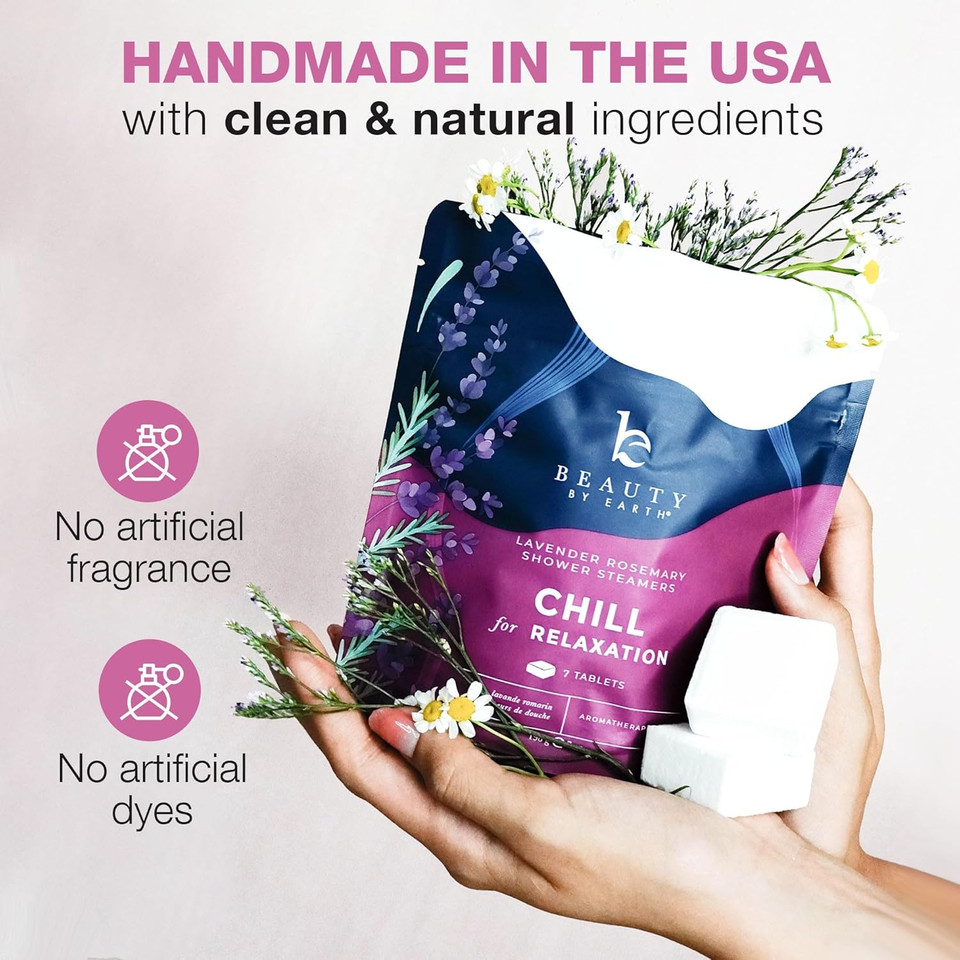 Shower Steamers Aromatherapy - Usa Made With Natural Ingredients & Eucalyptus Essential Oil, Large Shower Bombs, Relaxation Spa Gifts For Women & Men, Unique Self Care Gifts