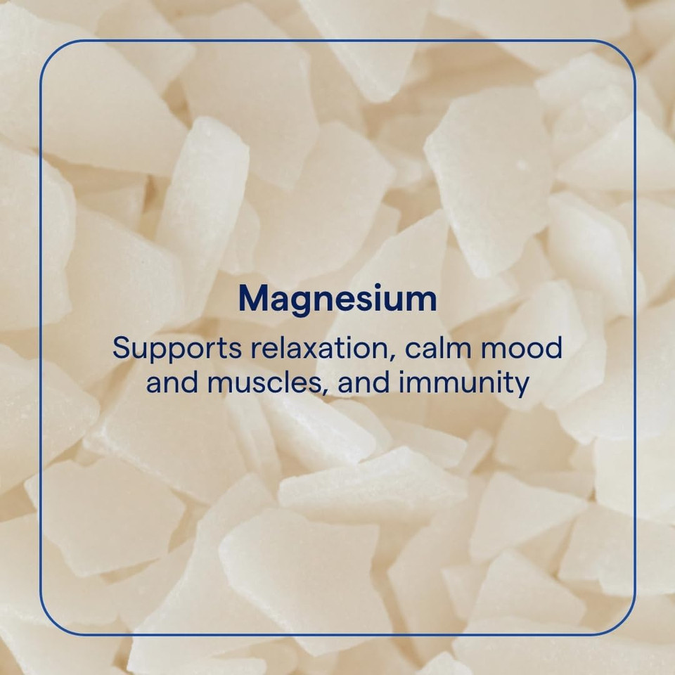 Trace Minerals Pure Magnesium Flakes - Relaxing Bath Soak To Support Rejuvenation & Healthy Sleep - Magnesium Flakes For Soothing Bath & Foot Soak - Supports Healthy Skin - 44 Oz Trace Minerals Pure Magnesium Flakes - Relaxing Bath Soak To Support Rejuvenation & Healthy Sleep - Magnesium Flakes For Soothing Bath & Foot Soak - Supports Healthy Skin - 44 Oz
