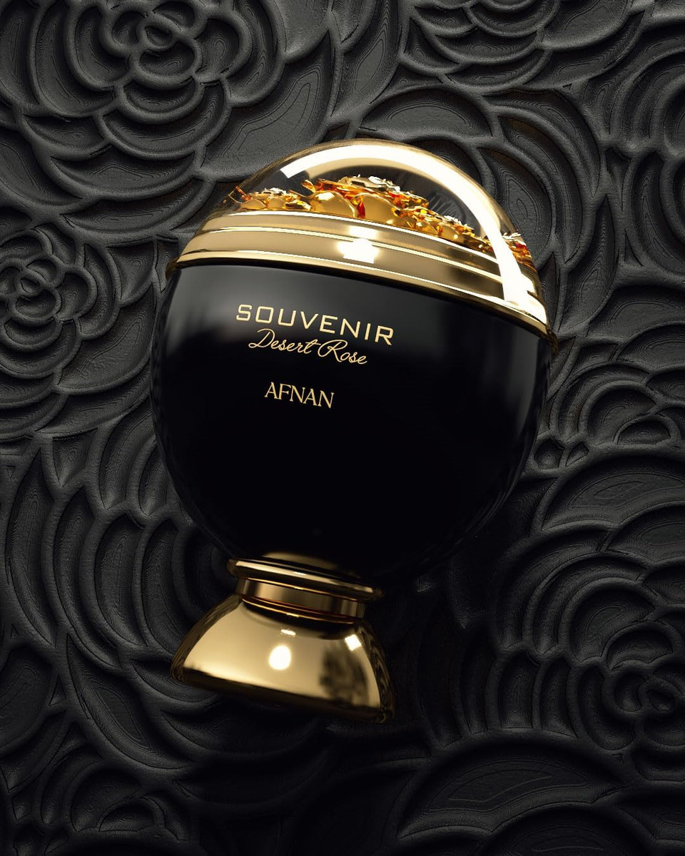 Afnan Souvenir Desert Rose Eau De Parfum For Women, 3.4 Fl. Oz