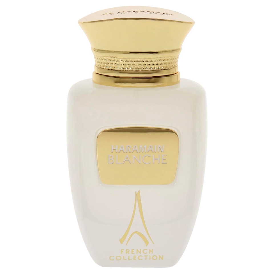 Al Haramain Blanche French Collection For Unisex - Arabian Perfume For Women & Men - Long Lasting Arabic Cologne - Floral Woody Fragrance With Notes Of Bergamot, Vanilla & Musk - Eau De Parfum - 3.3Oz