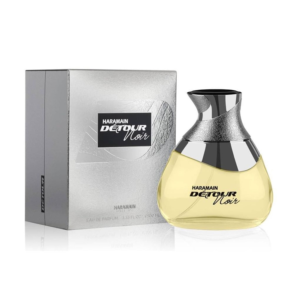 Al Haramain Detour Noir Intense For Unisex - Arabian Perfume For Women And Men - Oriental Woody Fragrance - Arabic Long Lasting Cologne - Eau De Parfum - 3.33 Oz Edp Spray Al Haramain Detour Noir Intense For Unisex - Arabian Perfume For Women And Men - Oriental Woody Fragrance - Arabic Long Lasting Cologne - Eau De Parfum - 3.33 Oz Edp Spray