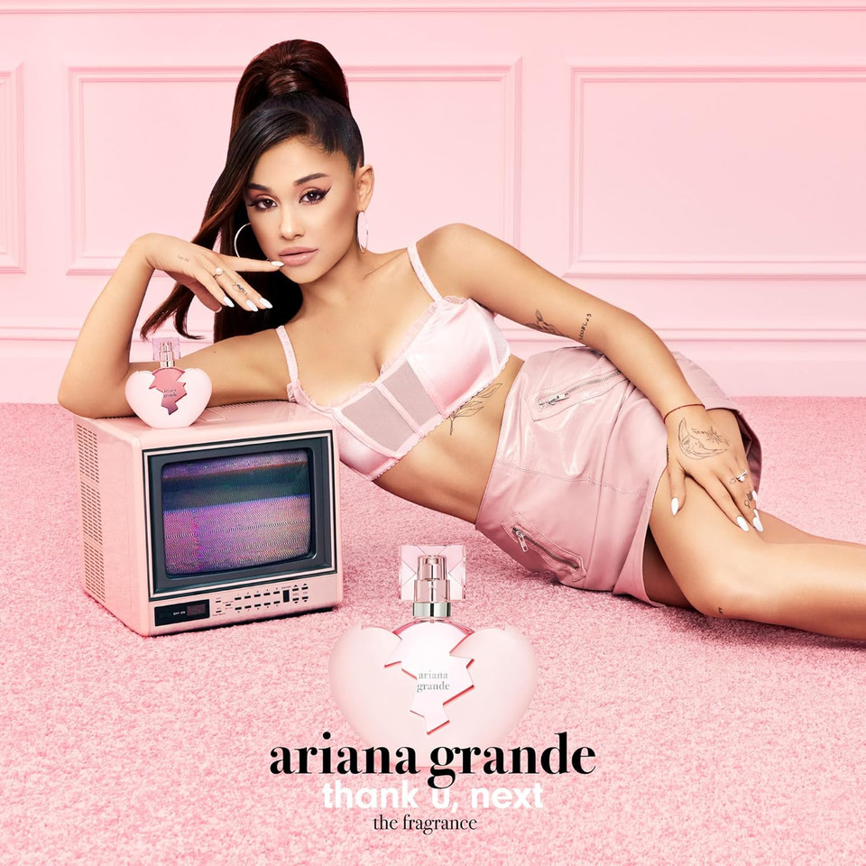 Ariana Grande Thank U Next Eau De Parfum  Floral Gourmand Musk Fragrance For Women  Women'S Perfume With Notes Of Coconut, Macaroon Sugar & Wild Raspberry