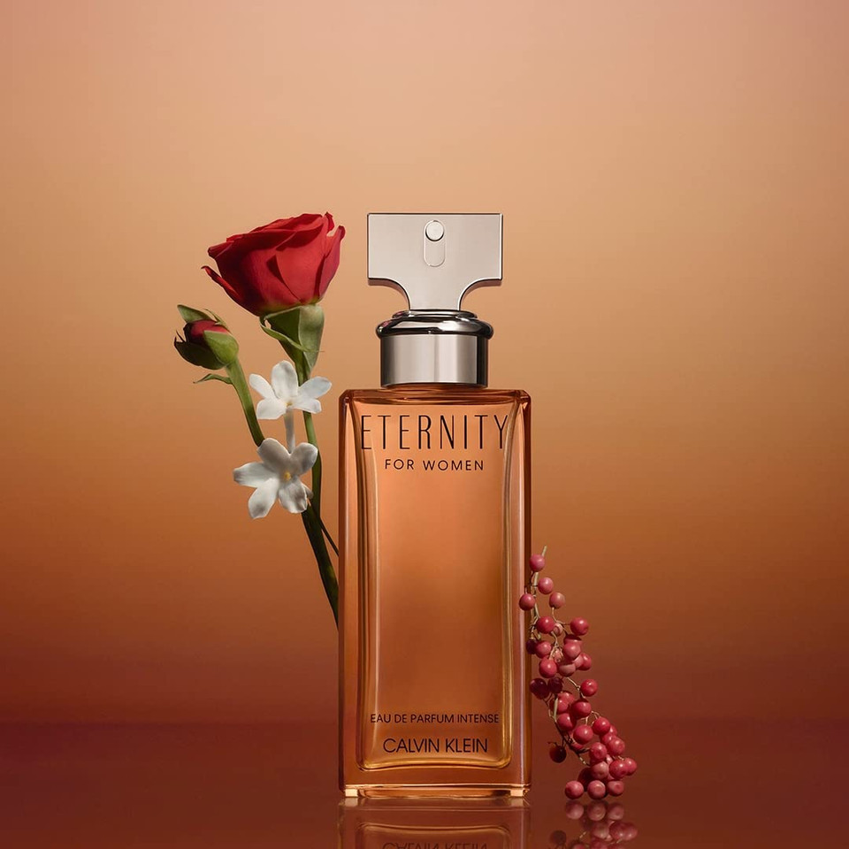 Calvin Klein Eternity Eau De Parfum Intense  Women'S Floral Perfume  With Notes Of Turkish Rose Absolute, Pepper Sichuan & Jasmine Absolute  Long Lasting Fragrance