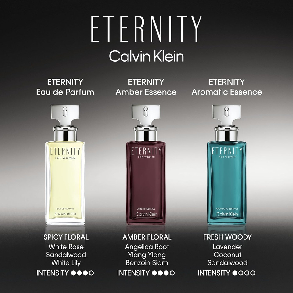 Calvin Klein Eternity Eau De Parfum  Floral Women'S Perfume  With Notes Of Bergamot, White Lily, White Rose, Sandalwood & Amber  Long Lasting Fragrance