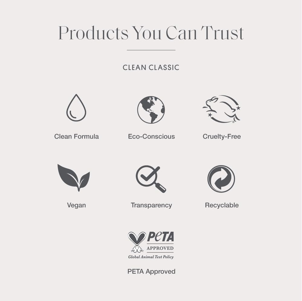 Clean Classic Fragrance Discovery Gift Set, Travel Mini Size, Layerable Perfume For Everyday Wear, Long Lasting, Vegan, Phthalate-Free & Paraben-Free