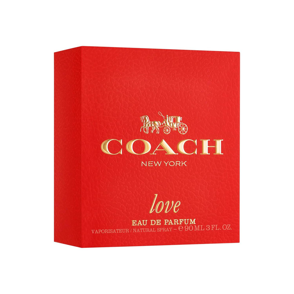 Coach Love Eau De Parfum - Long Lasting Fragrance With Notes Of Strawberry, Red Velvet Rose & Cedarwood 1.0 Fl. Oz