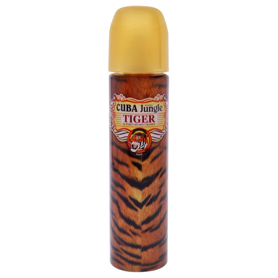 Cuba Jungle Tiger Cuba Eau De Parfum Spray For Women, 3.4 Ounce