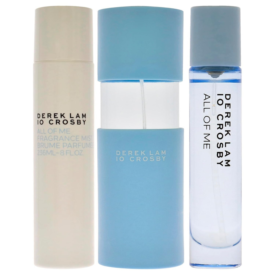 Derek Lam All Of Me 3.4Oz Edp Spray, 10Ml Edp Spray, 8Oz Fragrance Mist Women 3 Pc Gift Set