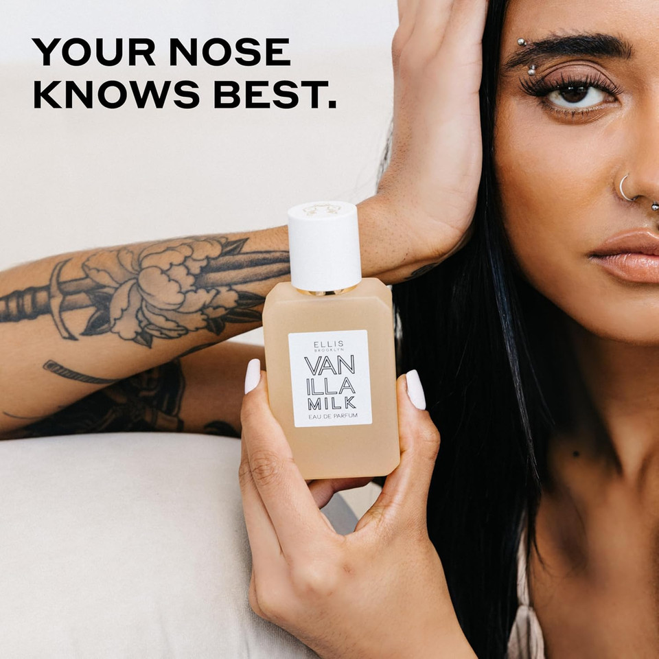 Ellis Brooklyn Vanilla Milk Eau De Parfum  Gourmand Creamy Milk, Bourbon Vanilla & Sandalwood, Perfume For Women  Vegan, Cruelty-Free Paraben-Free, Made In The Usa, 10Ml / 0.33Oz