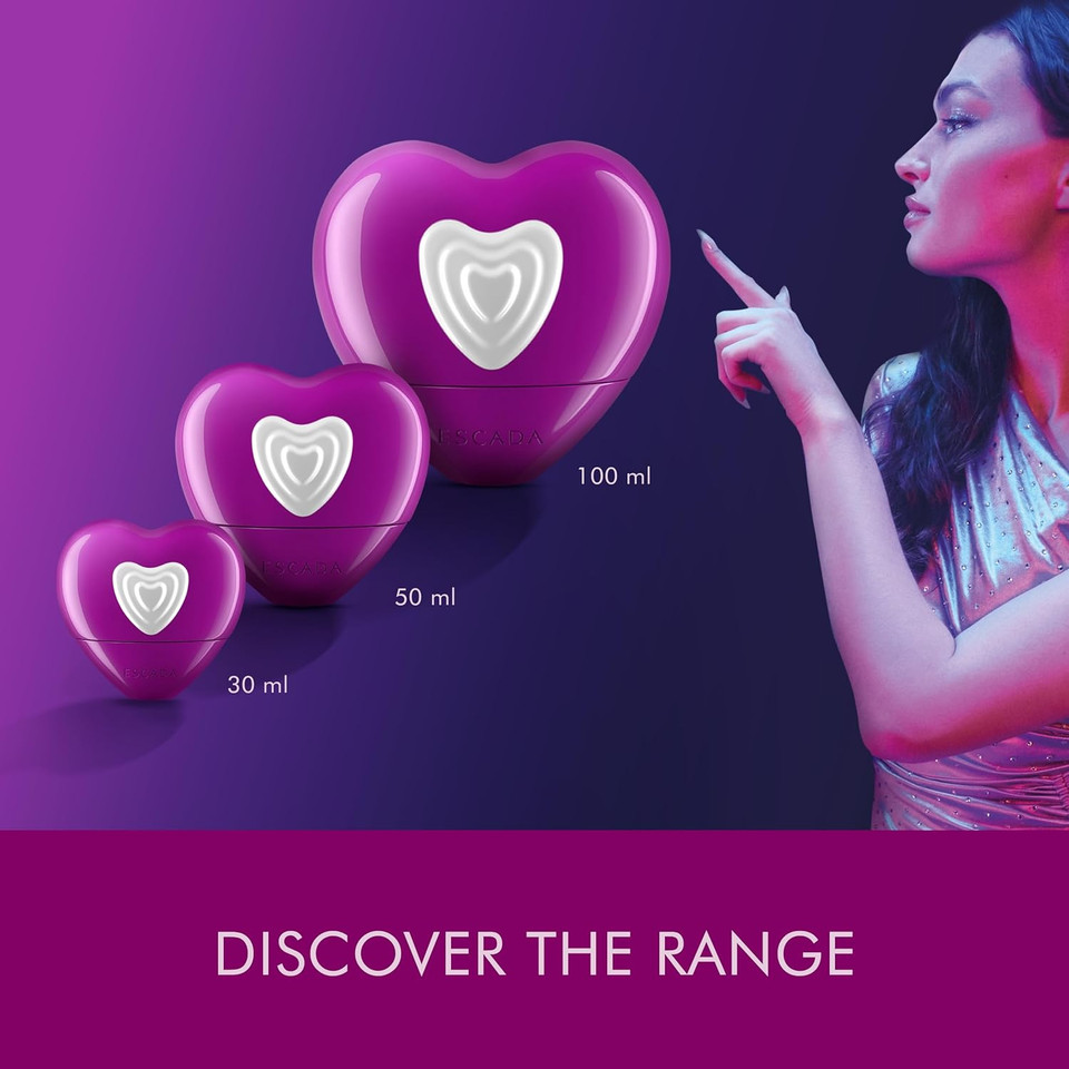 Escada Party Love Eau De Parfum  Women'S Ambery Perfume  With Notes Of Dark Cherry, Whipped Cream & Vanilla Cupcake  Long Lasting Fragrance