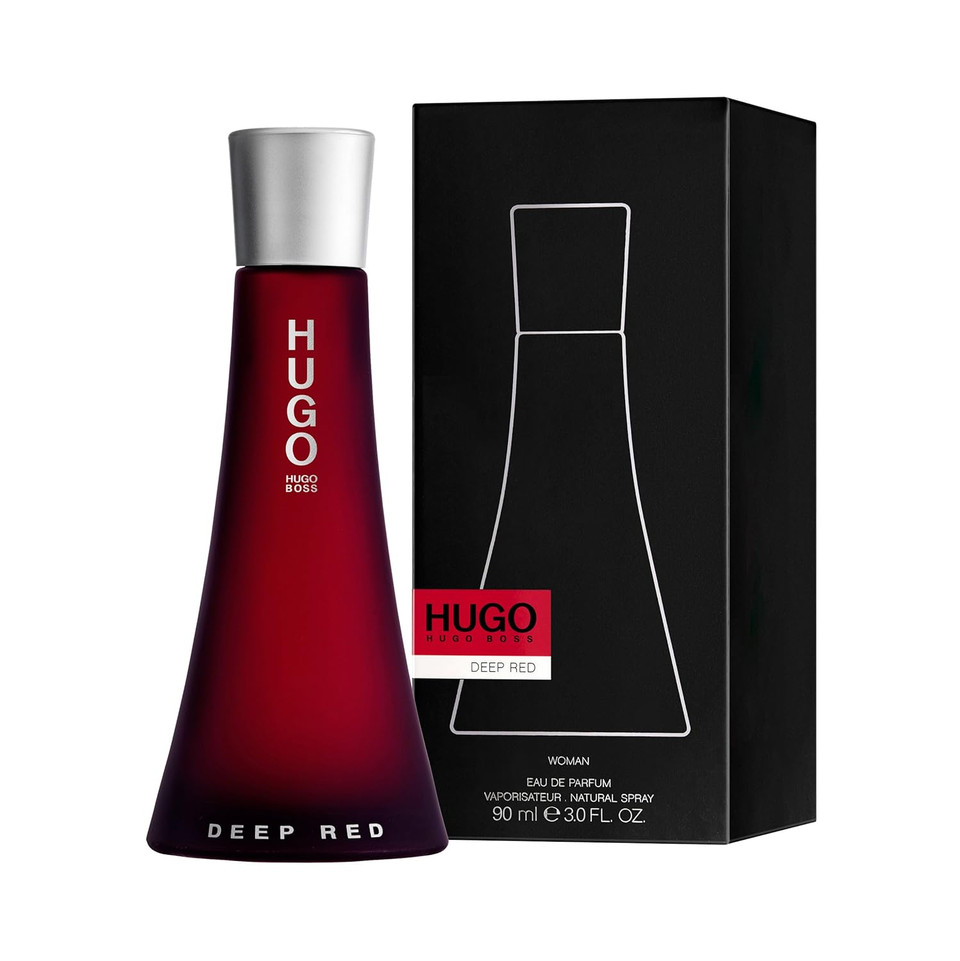Hugo Boss Deep Red Eau De Parfum  Women'S Ambery Perfume  With Notes Of Blackcurrant, Freesia, Sandalwood & Vanilla  Long Lasting Fragrance