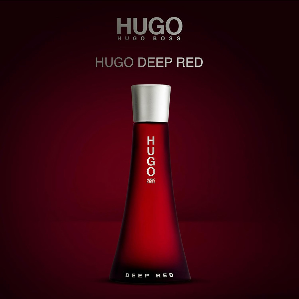 Hugo Boss Deep Red Eau De Parfum  Women'S Ambery Perfume  With Notes Of Blackcurrant, Freesia, Sandalwood & Vanilla  Long Lasting Fragrance