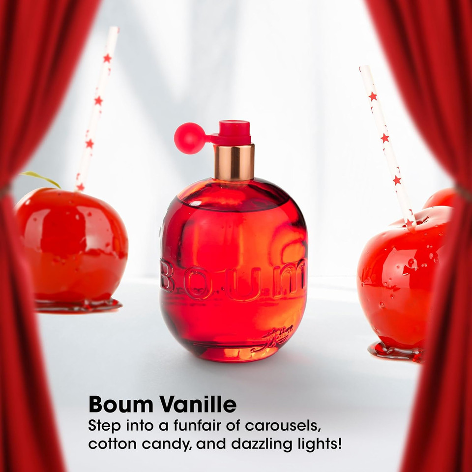 Boum Vanille Et Sa Pomme D'Amour Eau De Parfum - Spray Perfume For Women - Floral Fruity Scent - Notes Of Orange, Candy Apple - Made In France - 3.38 Fl.Oz