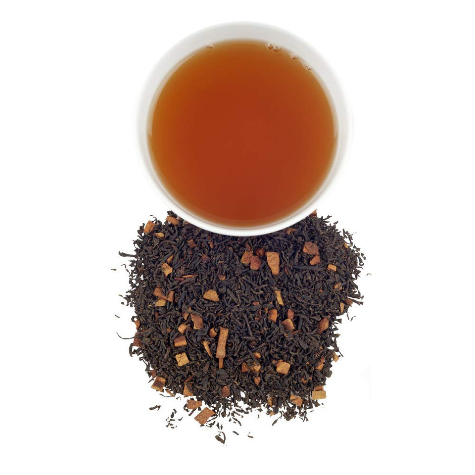 Harney & Sons Hot Cinnamon Spice Black Tea, with Orange Peel, Cinnamon, and Clove, 16 Oz (Pack of 1)16 Oz (Pack of 1)