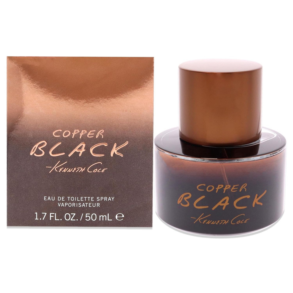 Kenneth Cole Copper Black Eau De Toilette Cologne For Men