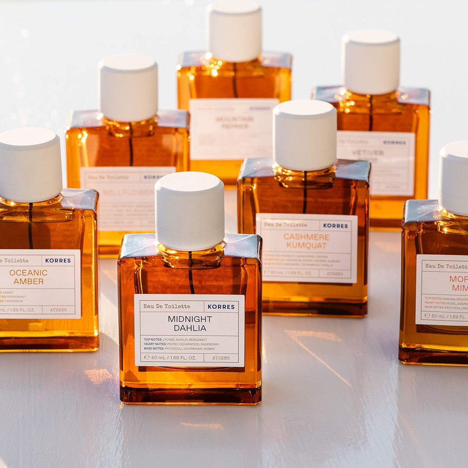 Korres Eau De Toilette, Black Pepper Fragrance Spray With Lemon, Mandarine & Lime Notes, Lavandin Heart, Cedarwood, Cashmere & Amber Musk Base, Woody Spicy Scent For Women And Men, 1.69 Fl Oz