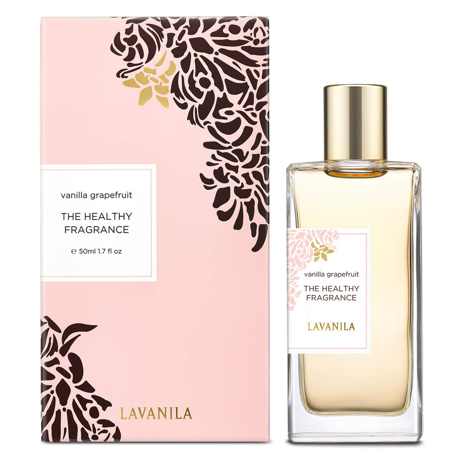Lavanila - The Healthy Fragrance Clean And Natural, Vanilla Grapefruit Perfume Set (1.7 Oz. + 0.34 Oz.)
