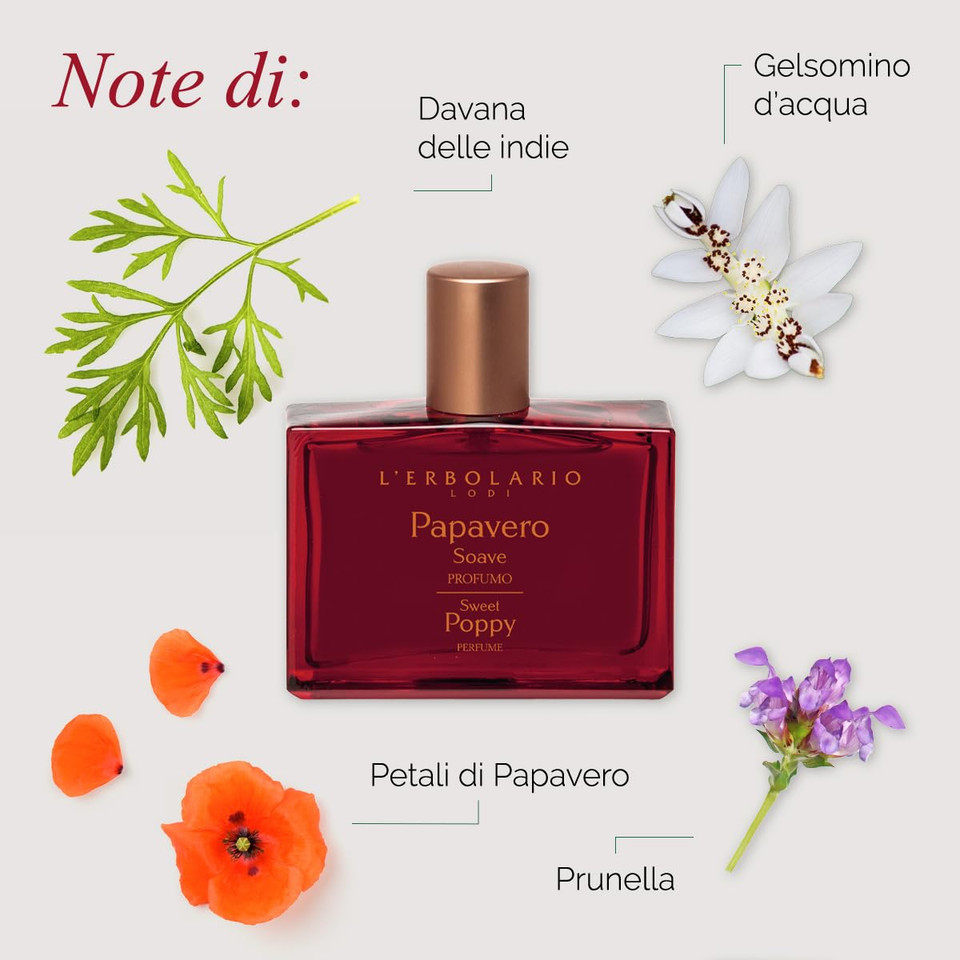 L'Erbolario 3 Rosa - Romantic And Feminine Fragrance For Every Woman - Three Admirable Fragrant Notes Of Provence Rose, Peruvian Pepper And Hollyhock - Offers A Seductive Accent - 1.6 Oz Edp Spray