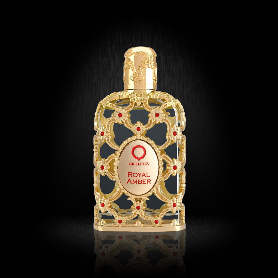 Orientica Royal Amber Eau De Parfum With Notes Of Cinnamon, Orange & Sandalwood, Luxurious & Long-Lasting Amber Woody Fragrance For Men & Women, Sophisticated & Warm Scent For Any Occasion, 2.7 Oz