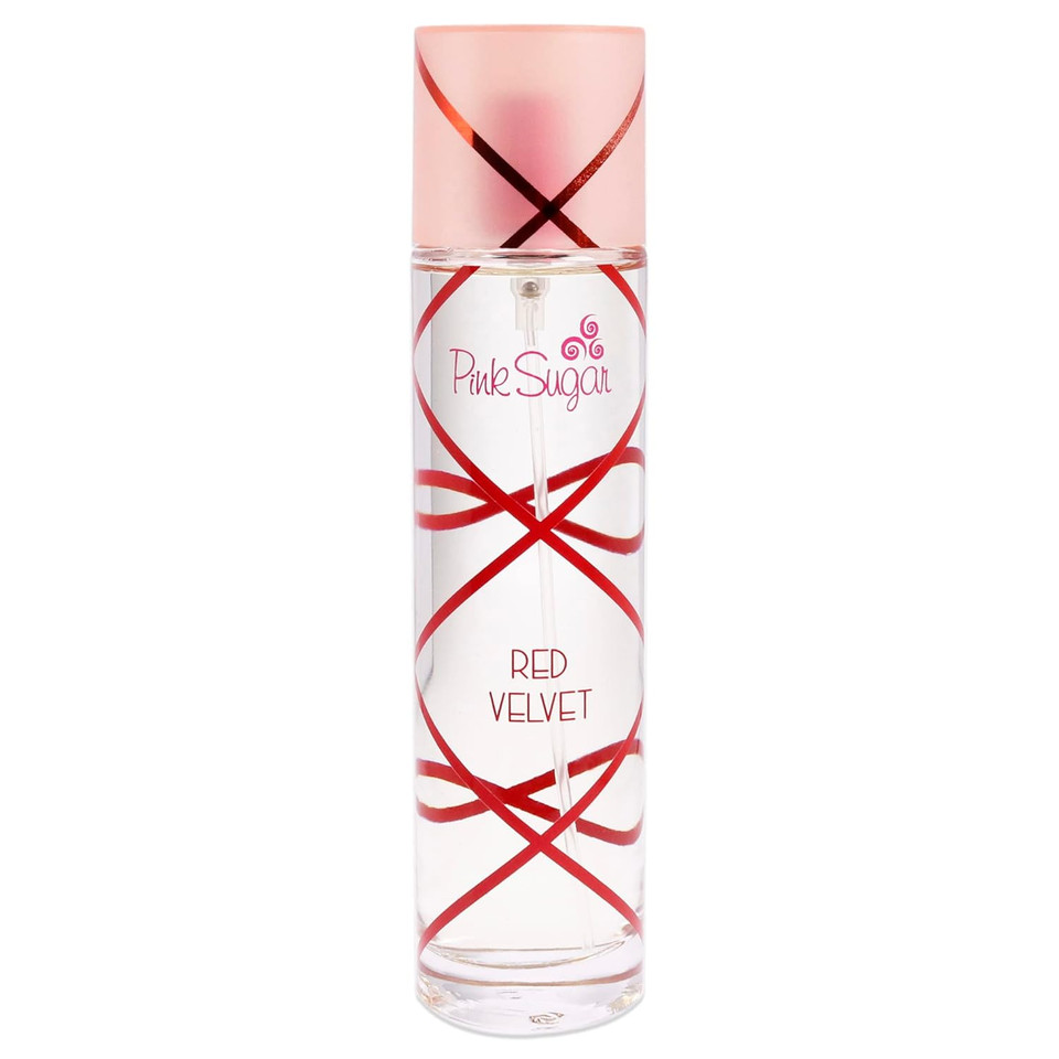 Pink Sugar Red Velvet Perfume For Women, Eau De Toilette, Body Mist, Sweet And Fruity Long-Lasting Scent, Notes Of Floral, Strawberry, And Caramel Pink Sugar Red Velvet Perfume For Women, Eau De Toilette, Body Mist, Sweet And Fruity Long-Lasting Scent, Notes Of Floral, Strawberry, And Caramel
