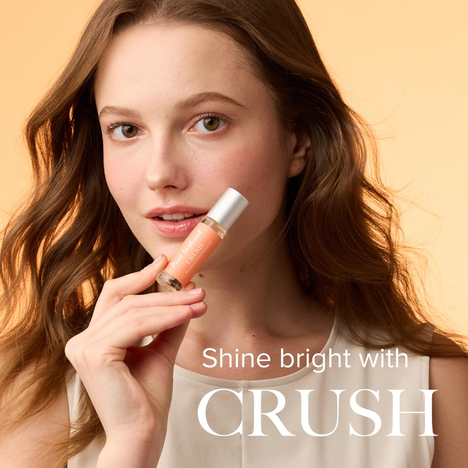 Pure Instinct Crush The Original Pheromone Infused Essential Oil Perfume Cologne - For Her Women - Tsa Ready (Roll On Bottle 0.34 Fl. Oz./10.2Ml) Pure Instinct Crush The Original Pheromone Infused Essential Oil Perfume Cologne - For Her Women - Tsa Ready (Roll On Bottle 0.34 Fl. Oz./10.2Ml)