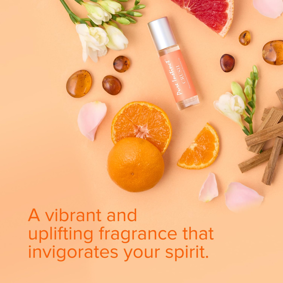Pure Instinct Crush The Original Pheromone Infused Essential Oil Perfume Cologne - For Her Women - Tsa Ready (Spray Bottle 0.31 Fl. Oz./9.2Ml) Pure Instinct Crush The Original Pheromone Infused Essential Oil Perfume Cologne - For Her Women - Tsa Ready (Spray Bottle 0.31 Fl. Oz./9.2Ml)