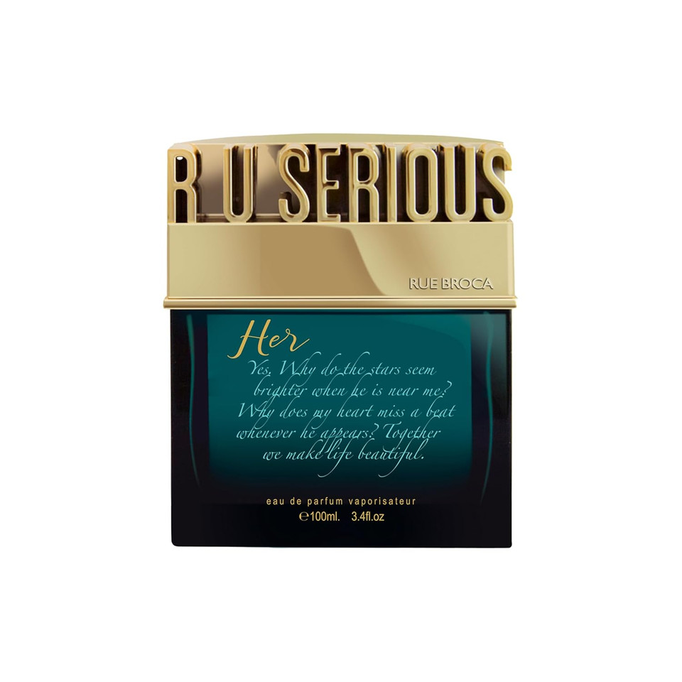 R U Serious Her Eau De Parfum Spray For Women, 3.4 Fl. Oz  Fruity Floral Fragrance With Warm Woody Notes R U Serious Her Eau De Parfum Spray For Women, 3.4 Fl. Oz  Fruity Floral Fragrance With Warm Woody Notes
