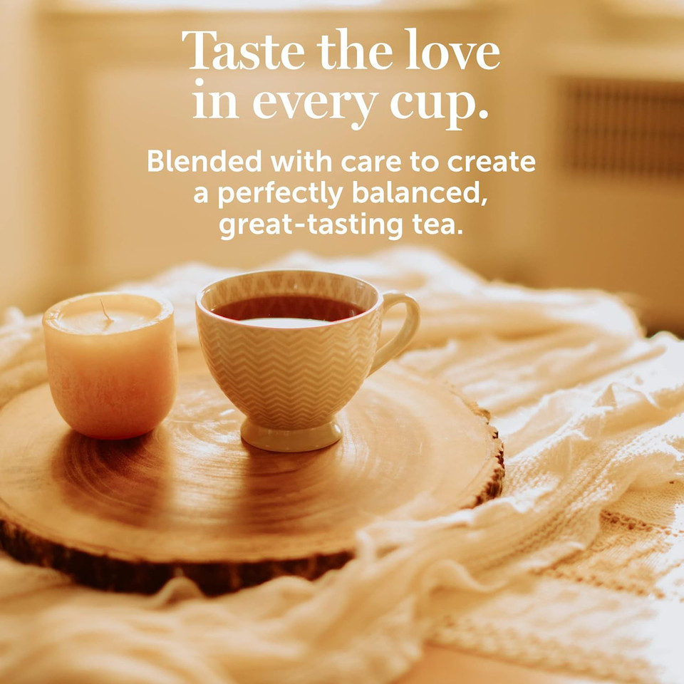 Red Rose Decaffeinated English Breakfast Tea Specially Blended Strong Robust Black Tea With 50 Individually Wrapped Tea Bags Per Box (Pack Of 6) Brew Hot Full Flavored Decaf Black Tea In The English Tradition