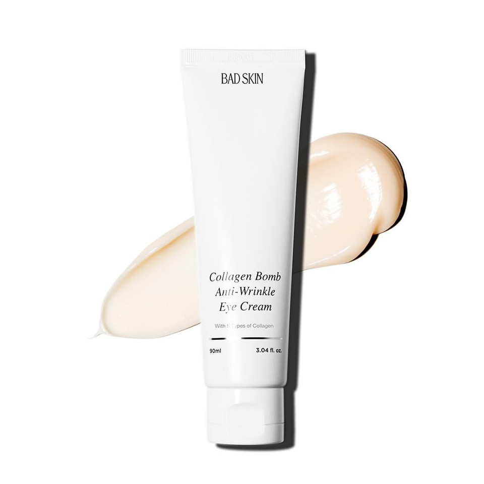 Bad Skin Collagen Bomb Eye Cream 90Ml | 5915Ppm Collagen Solution & Syn-Coll Peptides | Hydrating & Firming For Delicate Eye Area