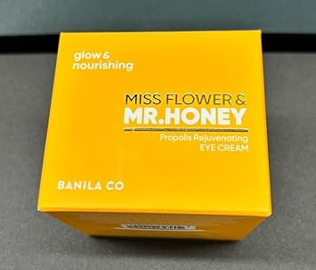 Banila Co Miss Flower & Mr Honey Propolis Rejuvenating Eye Cream | Nourishing Moisturizer With Propolis Extract & Royal Jelly | Hydrating Korean Skincare For Youthful Radiance (20 Ml / 0.67 Oz)