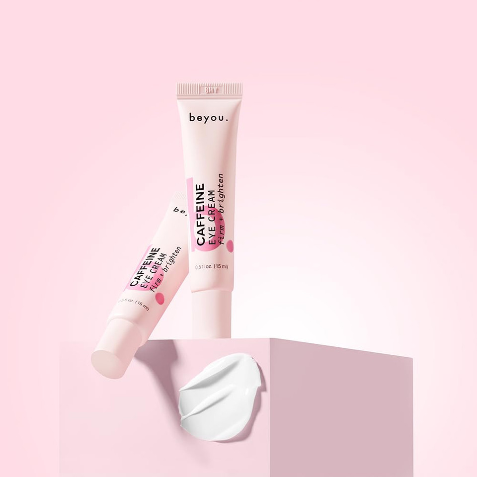 Beyou Brightening Eye Cream  K-Beauty Caffeine & Hyaluronic Acid Gel  Reduces Puffiness, Dark Circles & Fine Lines  Sensitive Skin Safe  Clean, Made In Korea  0.5 Oz