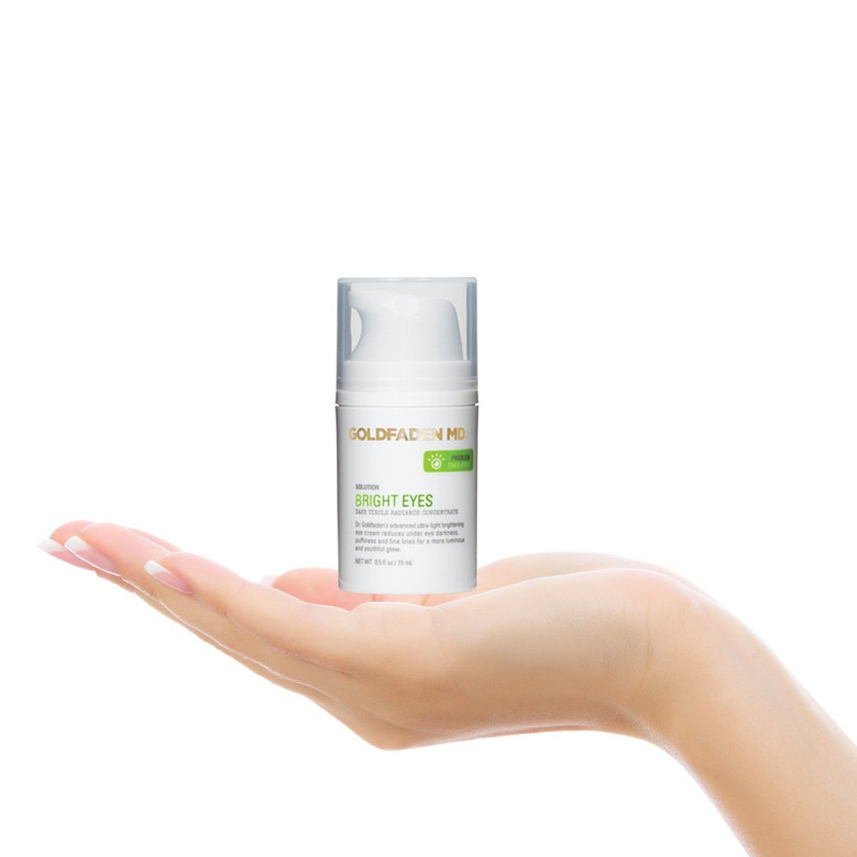 Goldfaden Md Bright Eyes Dark Circle Concentrate Brightening Eye Cream W/Soy Peptide, Rice Bran Extract & Arnica | May Reduce Under Eye Darkness, Puffiness & Fine Lines For A More Youthful Glow