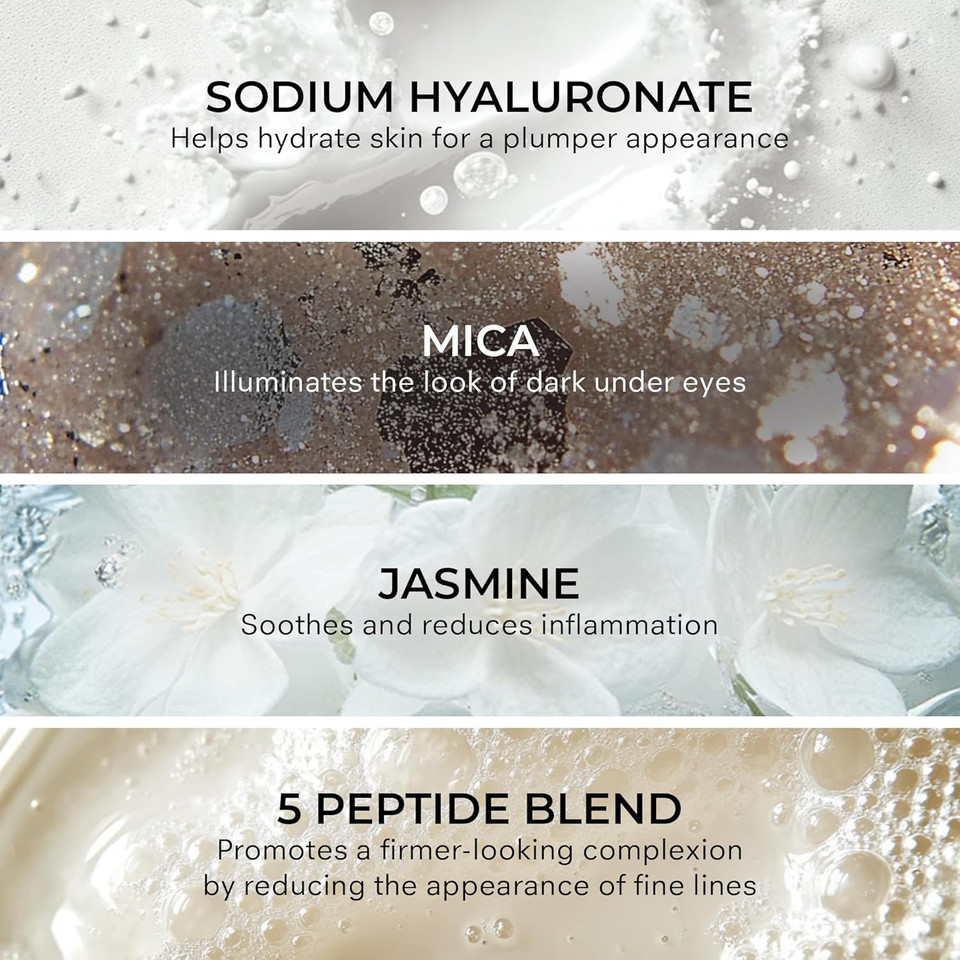 Cosmedix Brilliant Under Eye Cream For Dark Circles & Puffiness - Firming Eye Serum For Fine Lines, Wrinkles & Puffy Eyebags